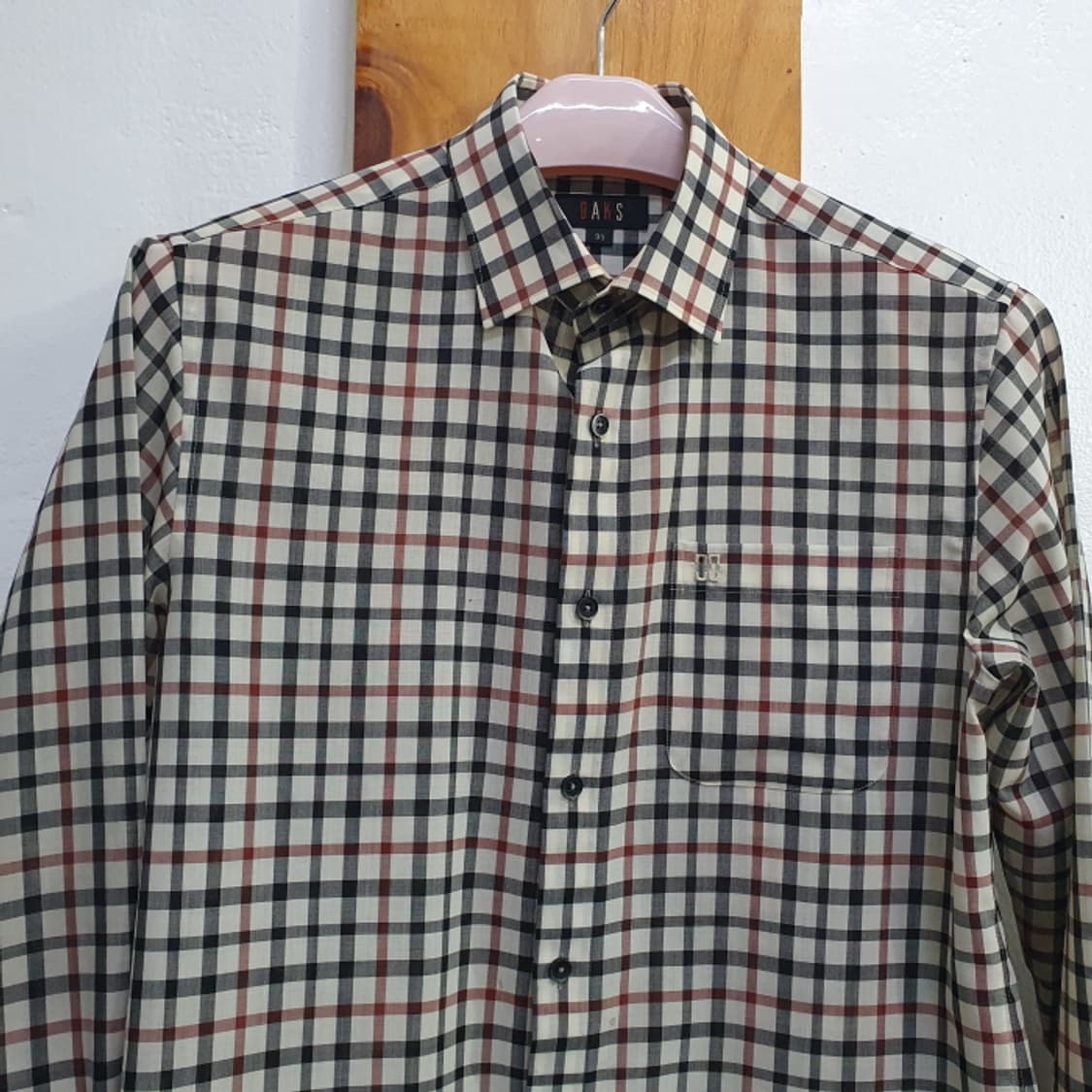 닥스 체크 긴팔셔츠(95) 상품이미지2