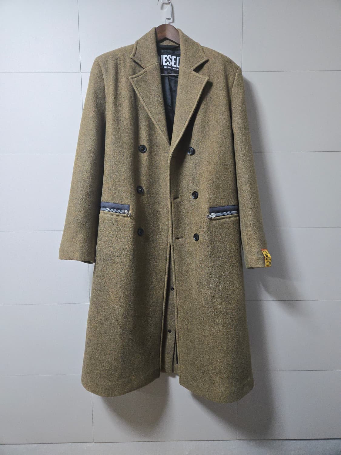 디젤 DIESEL 울 체스터 롱 코트 M 95~100 상품이미지2