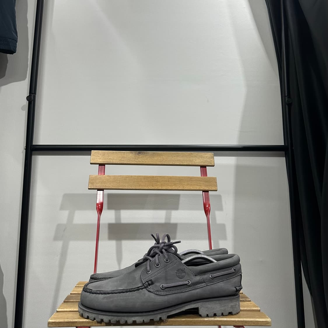 290) 팀버랜드 로퍼 남성 남자 보트슈즈 3아이 보트 그레이 상품이미지3