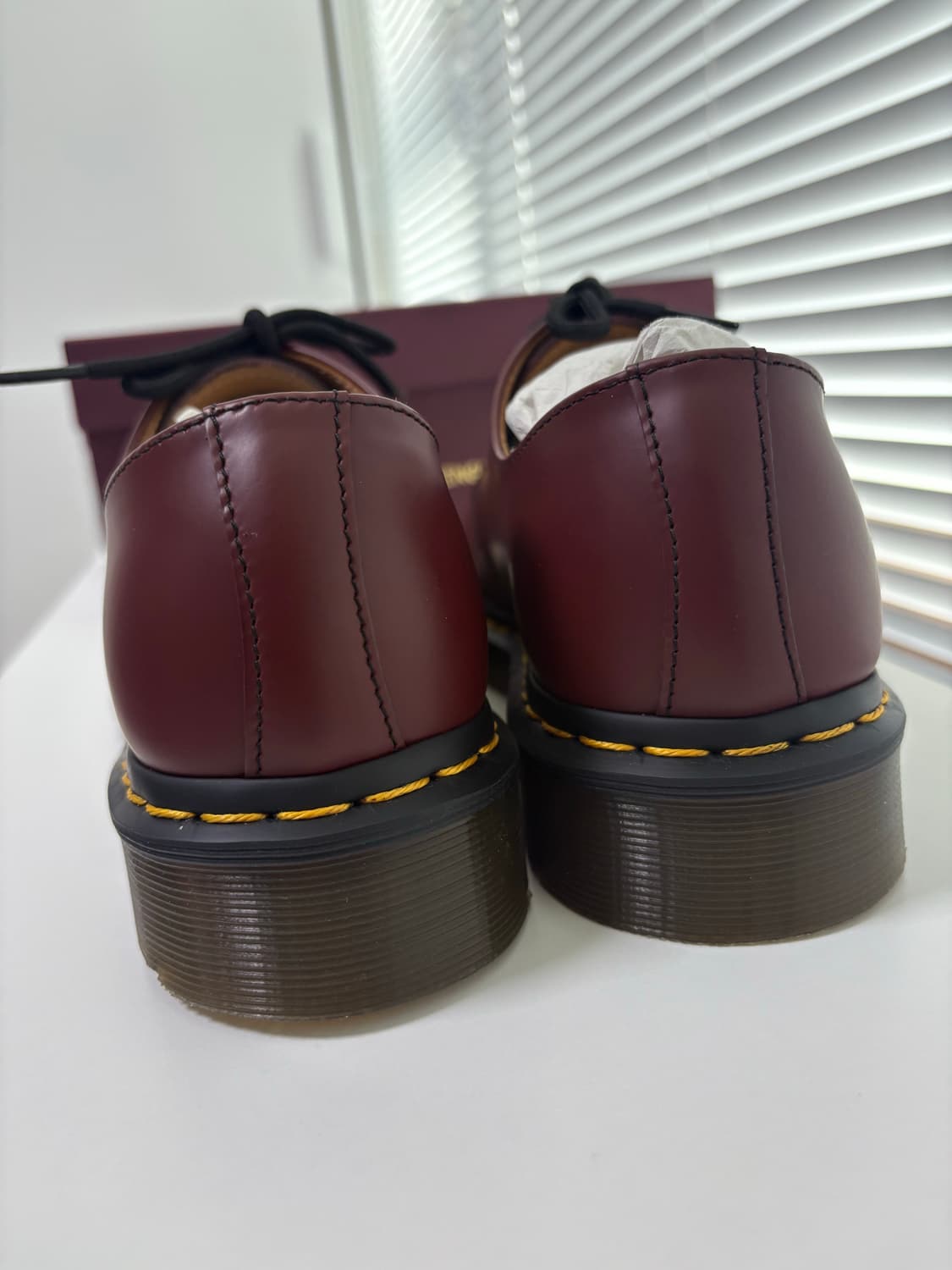 닥터마틴 1461 스무스 11838 체리레드 버건디 260 상품이미지5