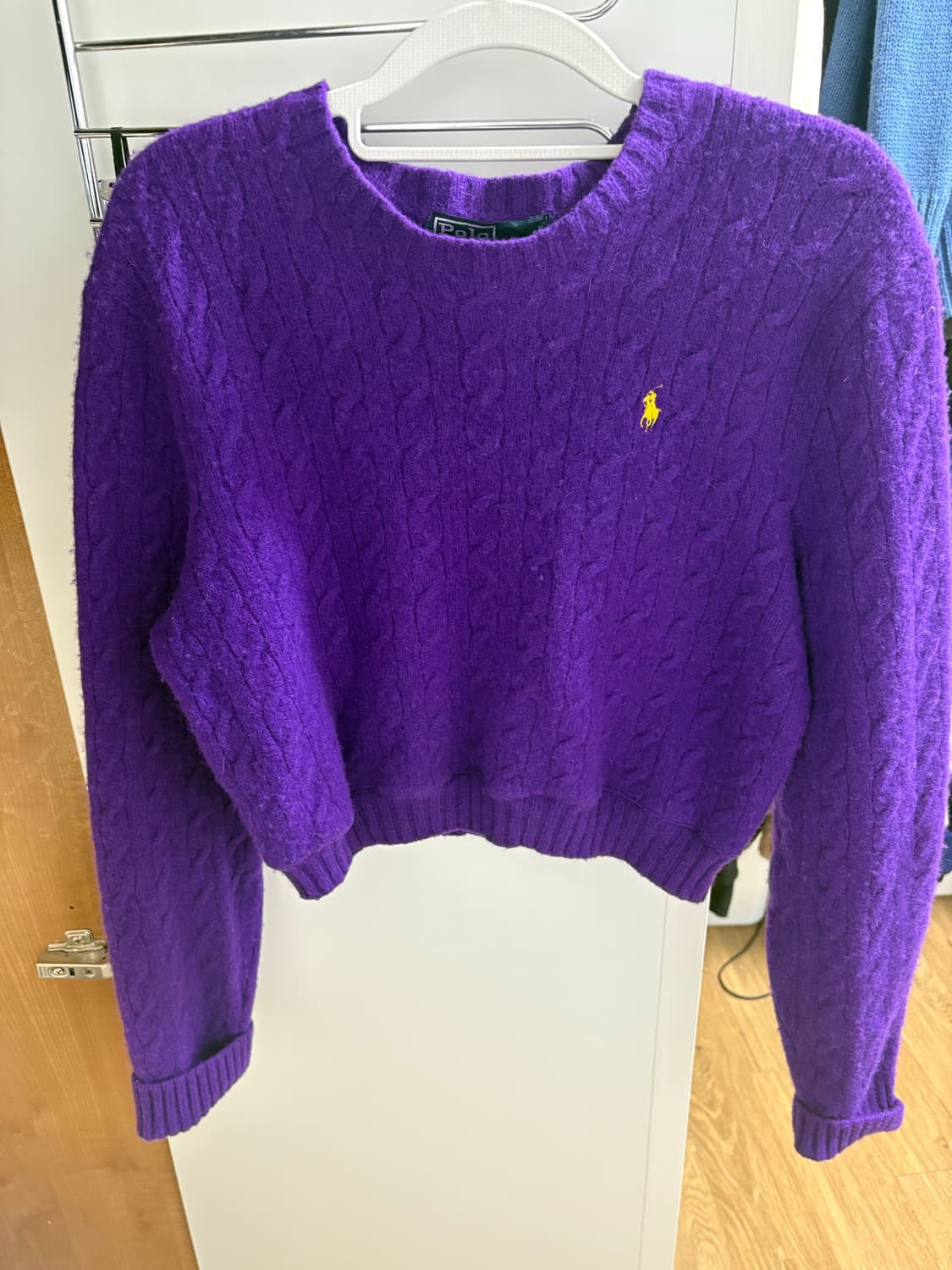 폴로랄프로렌 케이블니트 퍼플 상품이미지1
