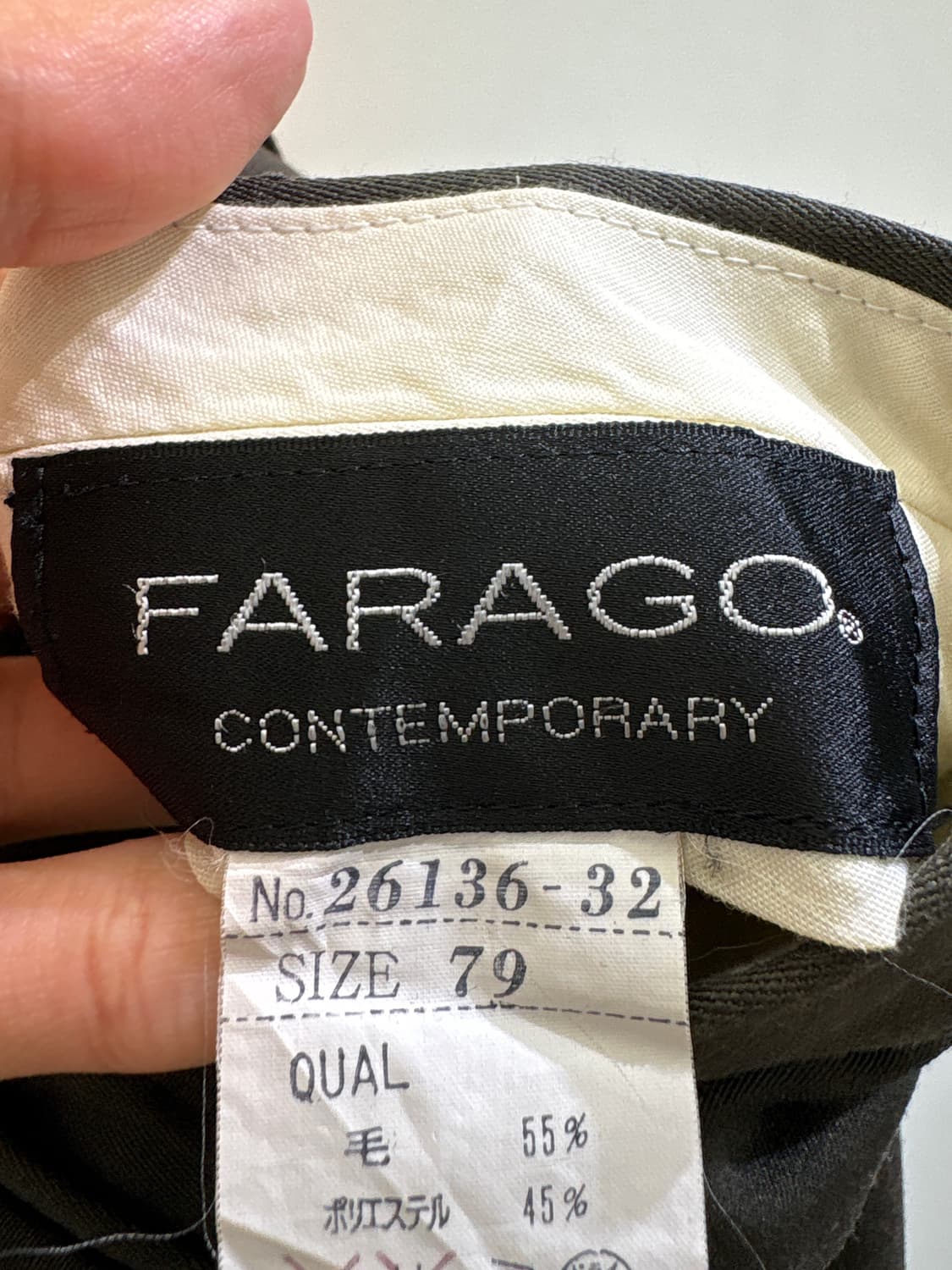 FARAGO (Made in Japan) 슬랙스 상품이미지6