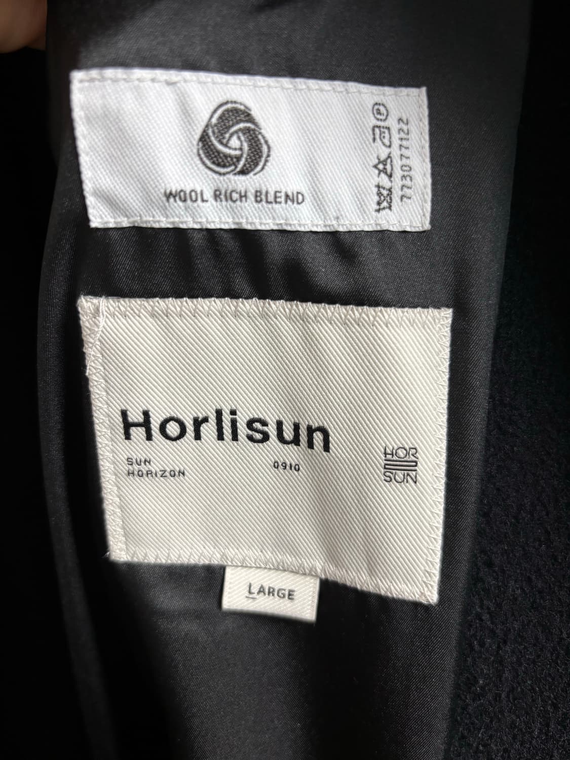 홀리선 Winterport Wool Coat dark navy 상품이미지4