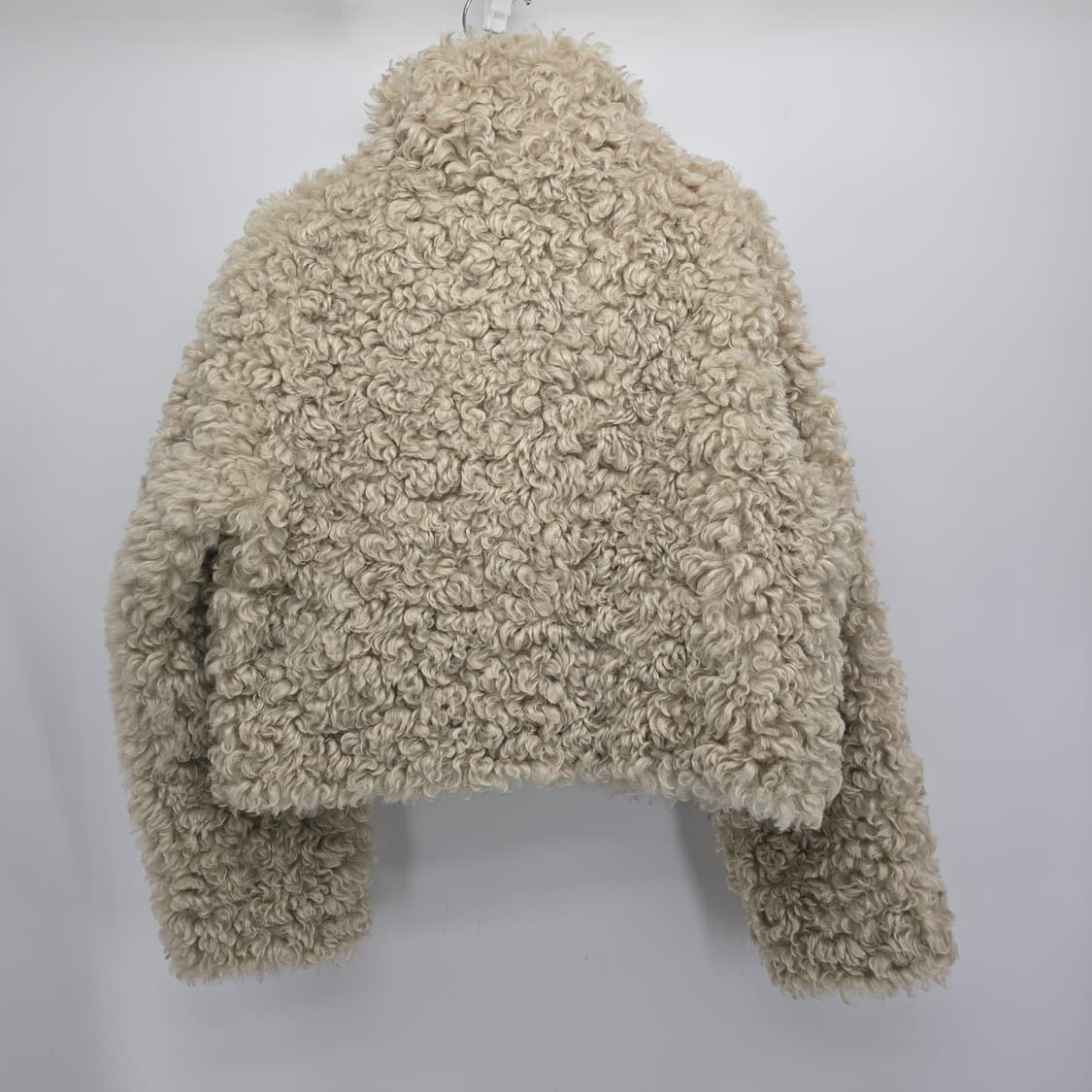 뽀글이 숏 자켓 아이보리 상품이미지9