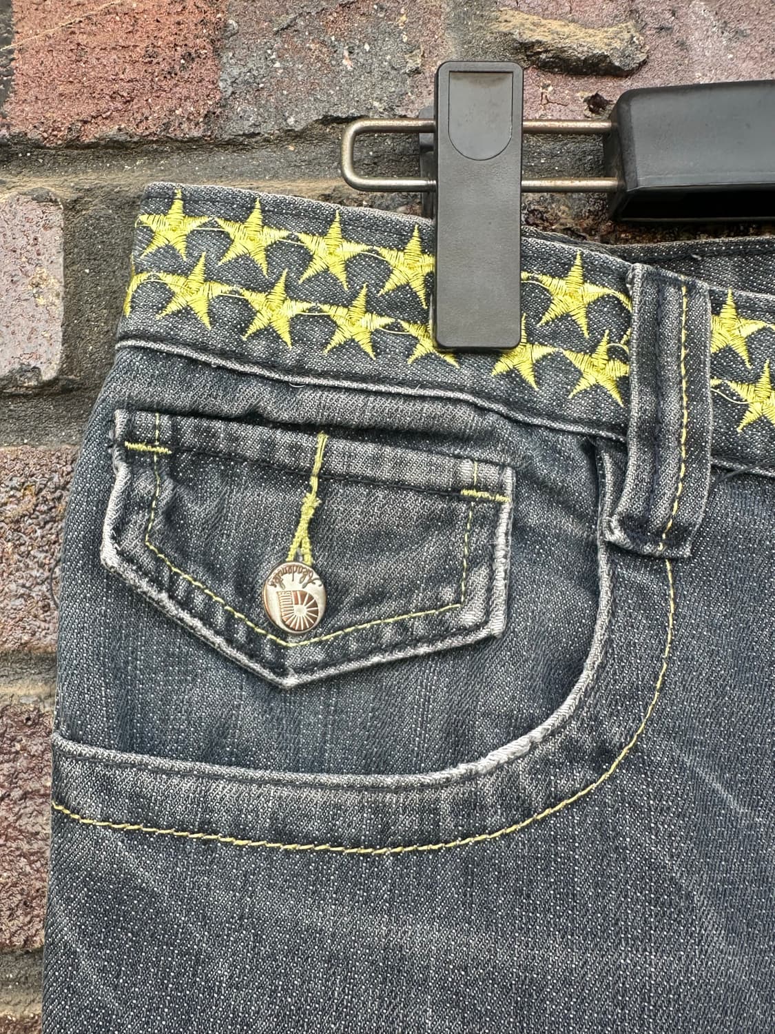 아카데믹스 별 자수 청바지 상품이미지4