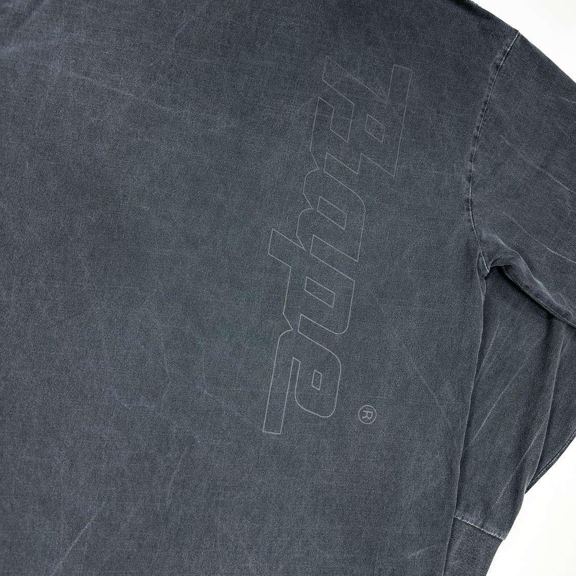 BAPE 베이프 재팬 피그먼트 롱슬리브 챠콜 XL 상품이미지6