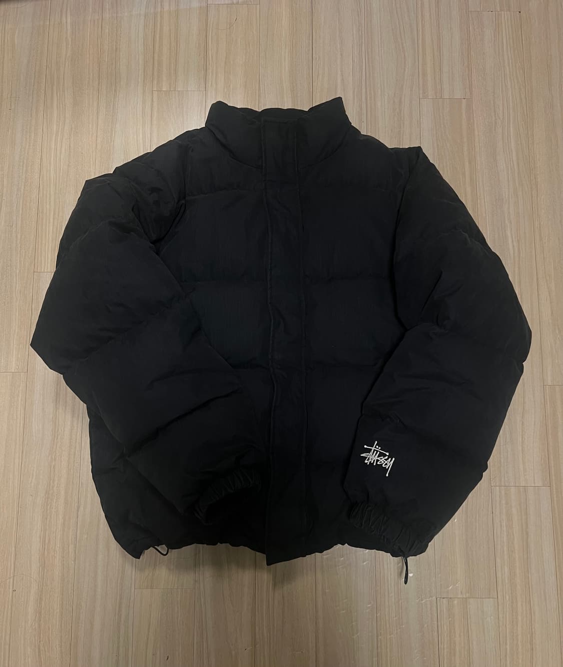 스투시 립스탑다운 패딩 블랙 상품이미지1