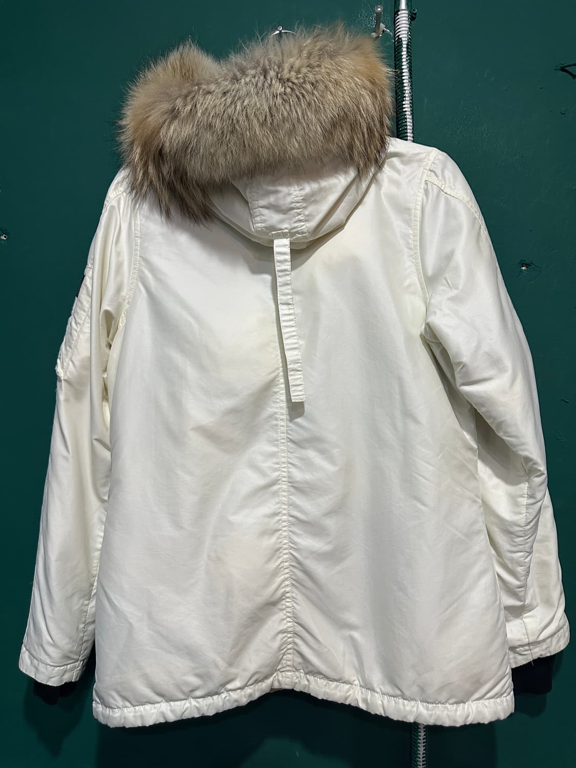 캐나다구스 매장판 패딩 아이보리 M 상품이미지8