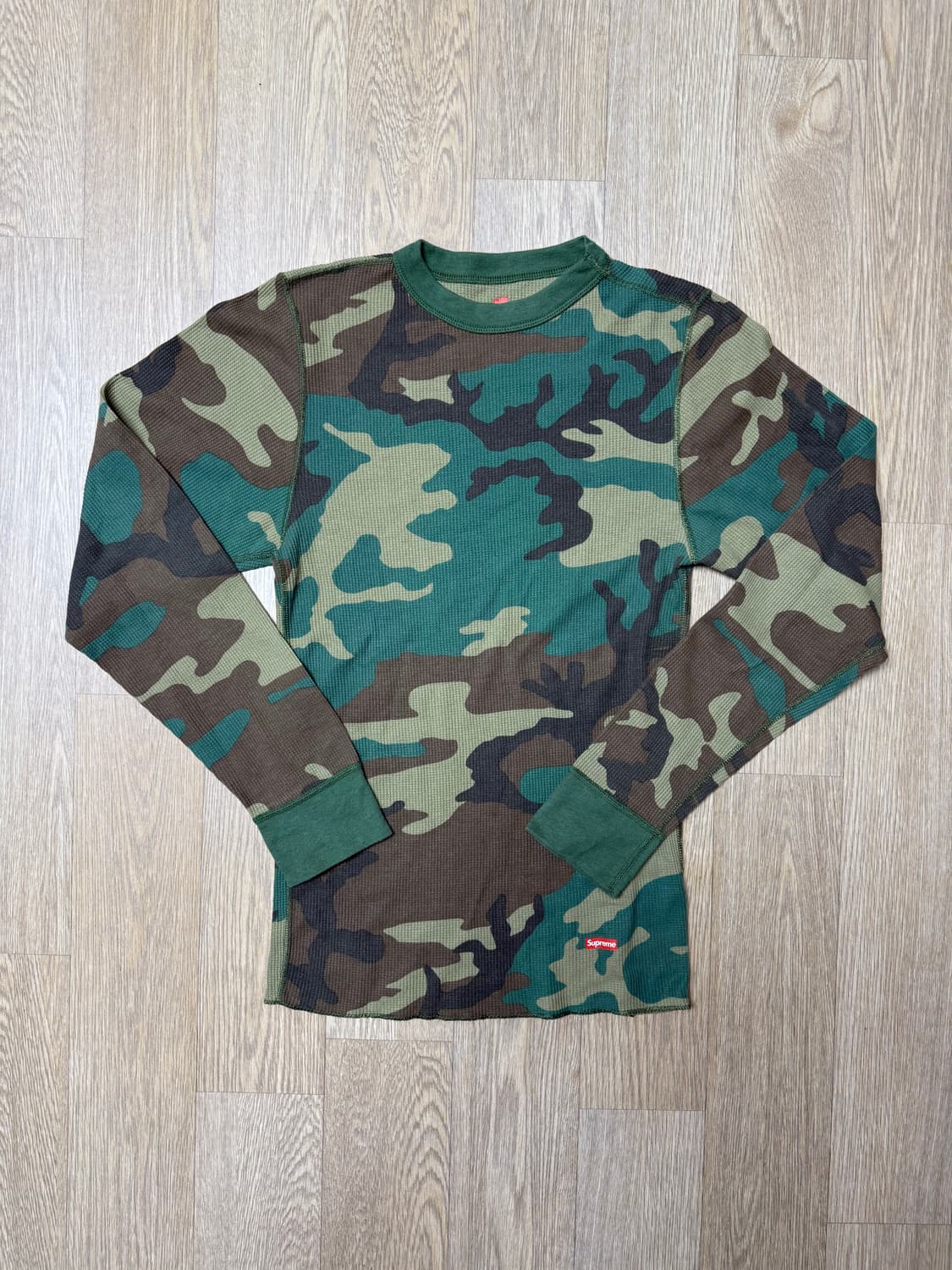 슈프림 헤인즈 써멀 와플 크루넥 우드랜드 롱슬리브S 상품이미지1