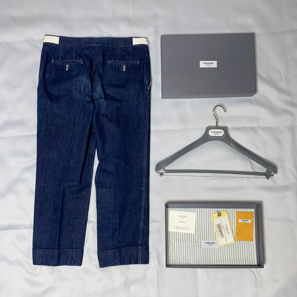 톰브라운 x 바니스 뉴욕 2007 화이트라벨 데님 트라우져 상품이미지2