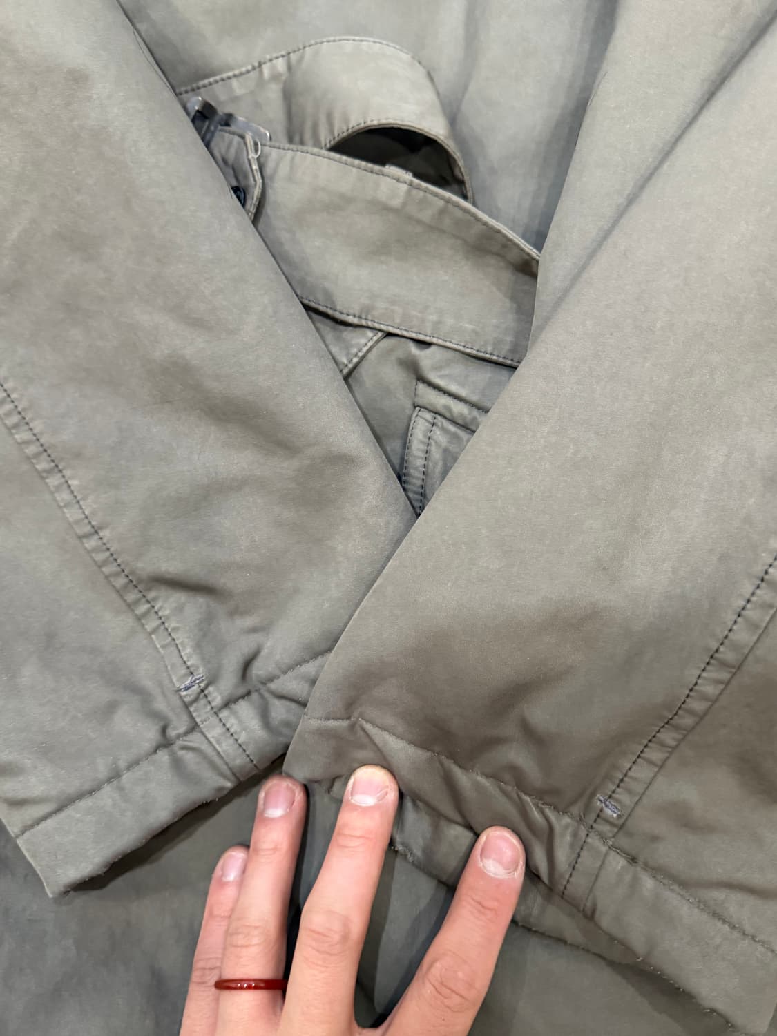 11AW 스톤아일랜드 다비드 TC 트렌치코트 XL 상품이미지10