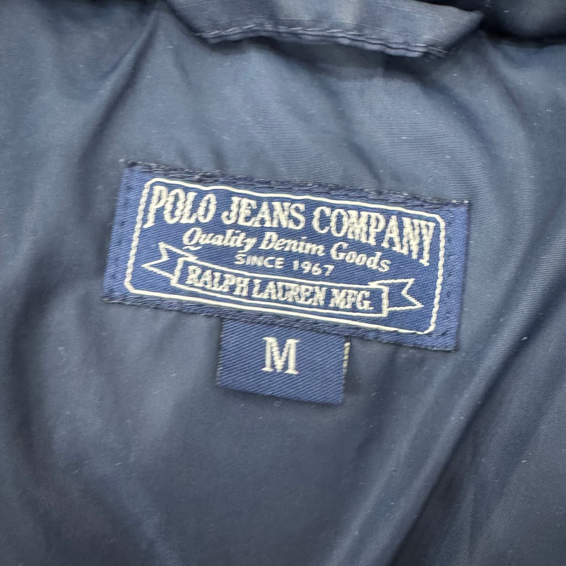 M(100) 폴로 랄프로렌 성조기 와펜 네이비 구스다운 패딩 자켓 상품이미지8