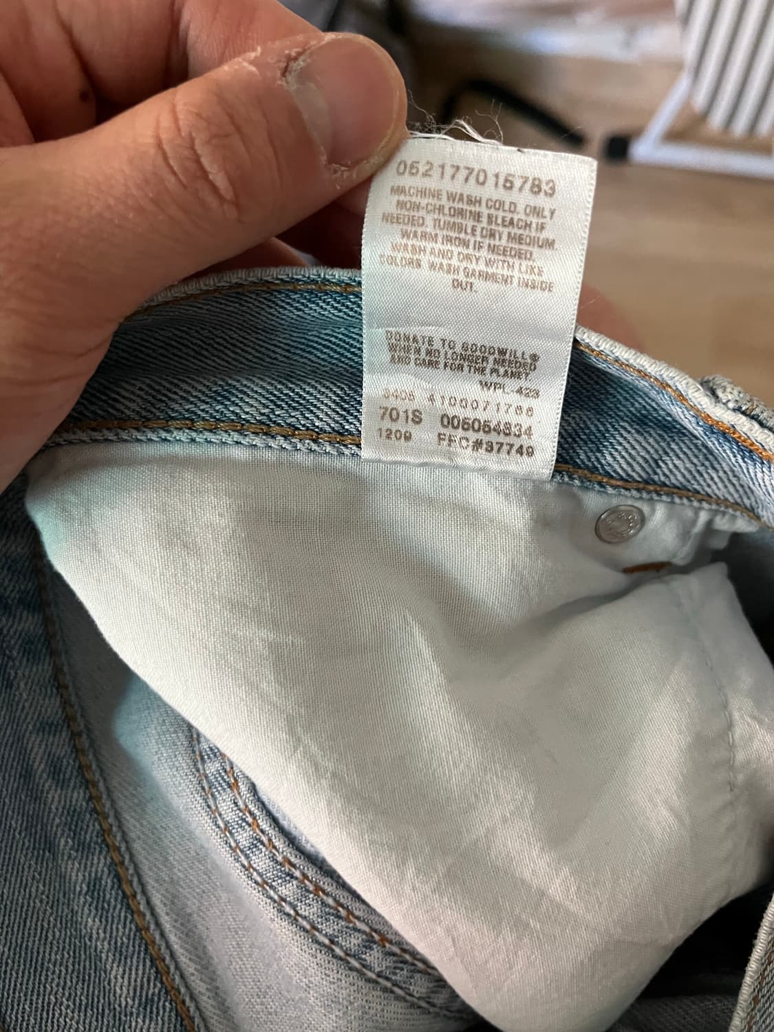 리바이스 505  2000s식 34/32사이즈 데님 상품이미지7