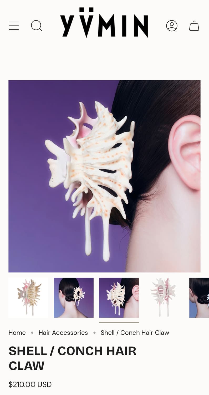 yvmin 헤어클립 집게핀 머리핀 헤어 악세서리 위민 슈슈통 상품이미지2