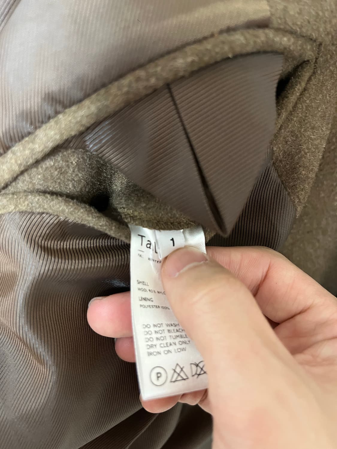 [타일레]시그니처 테일러드 코트_카키 브라운 (1) 상품이미지8