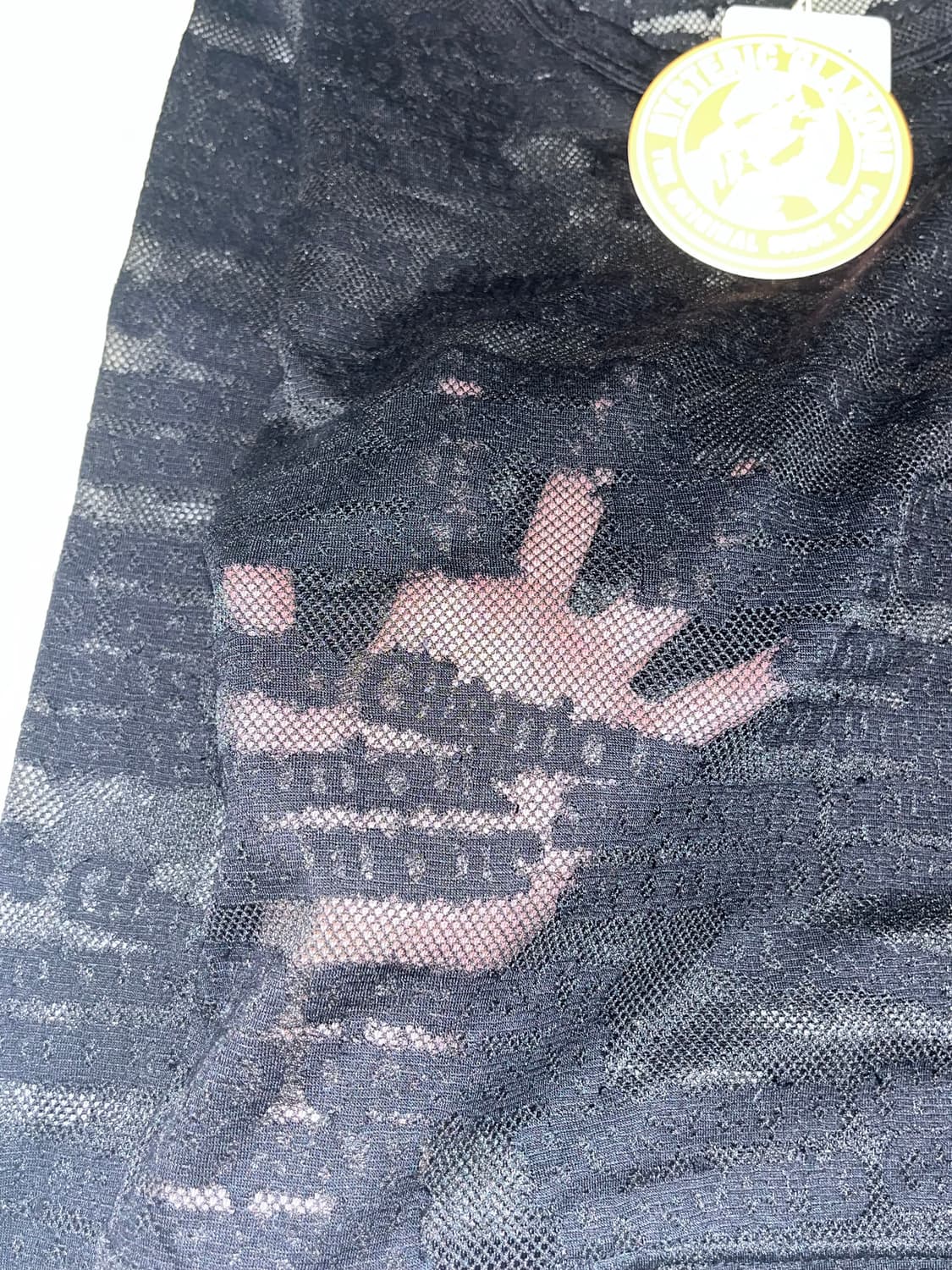 히스테릭 글래머 타입 로고 자카드 치비 티셔츠 블랙 상품이미지2