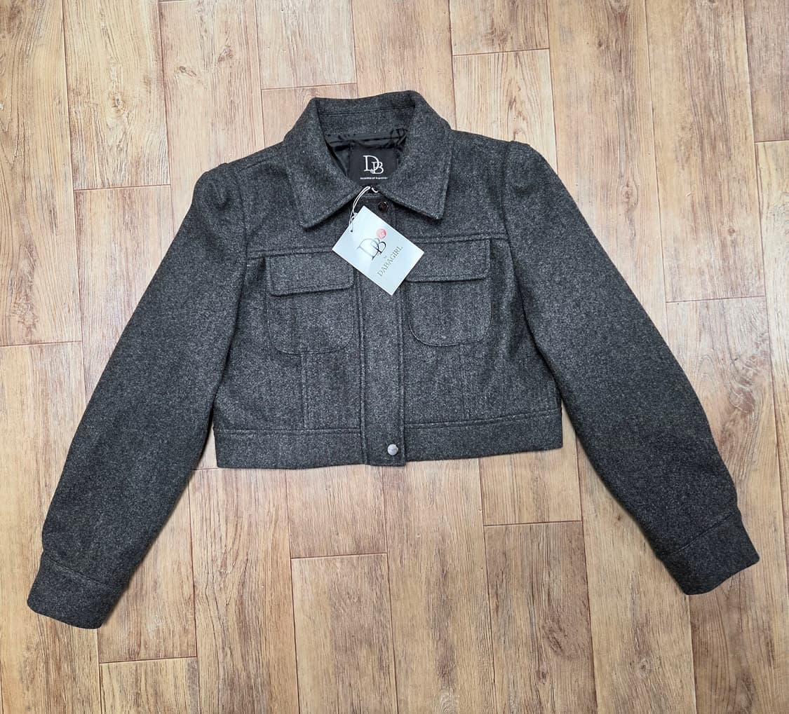 다바걸(DAVAGIRL) 크롭 울자켓 55-66 새상품 상품이미지1