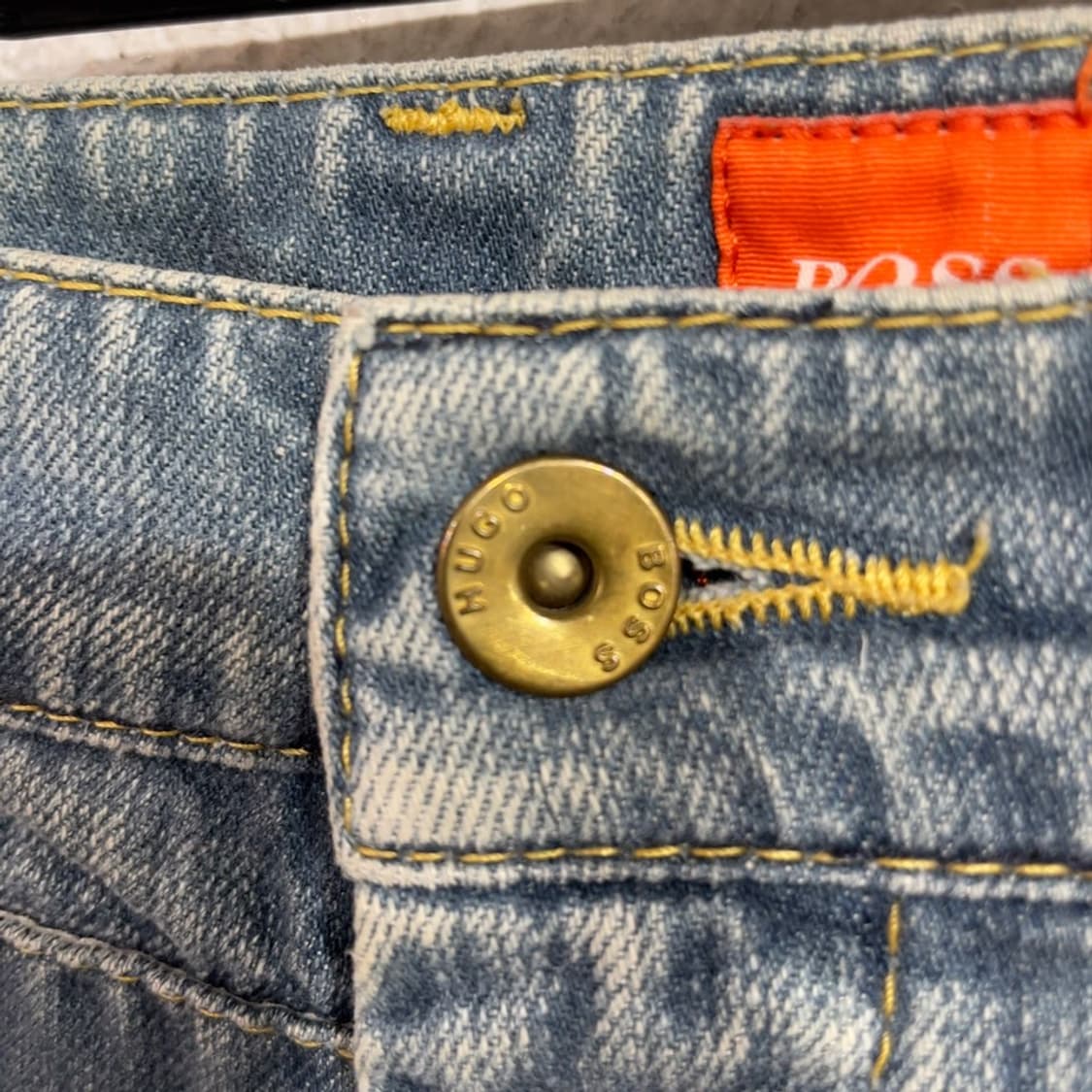 보스 워싱 디테일 데님 팬츠 상품이미지5