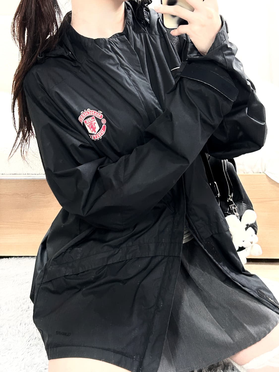 나이키 맨유 블랙 투웨이 바람막이 상품이미지2