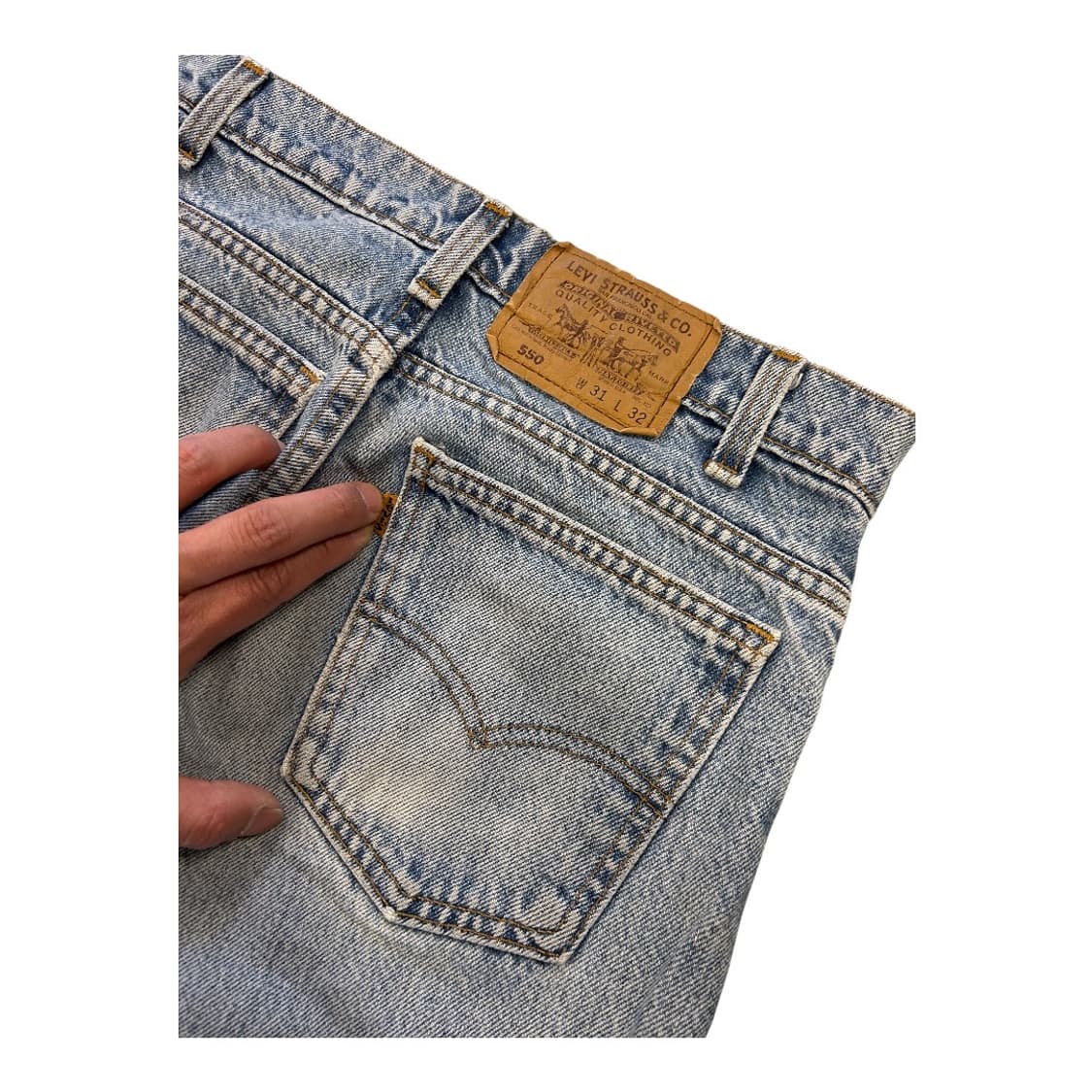 M) 리바이스 90s USA 550 오렌지탭 테이퍼드 데님팬츠 BP-01 상품이미지7