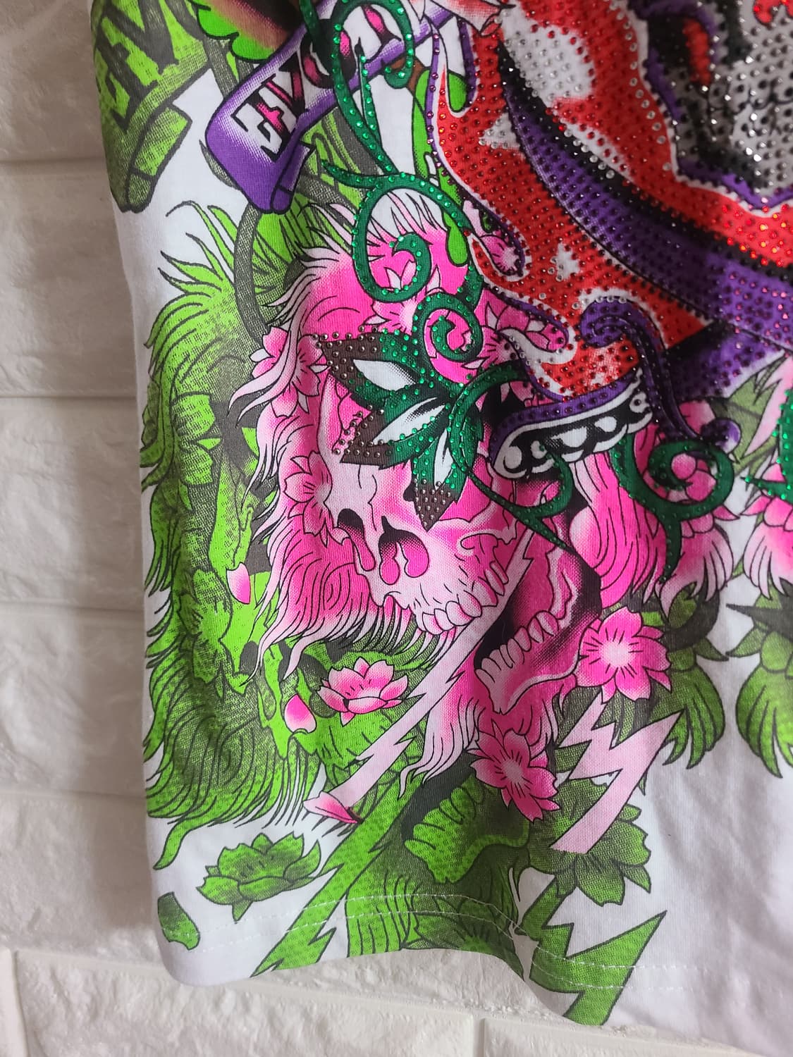 에디하디 스컬 반팔 티셔츠 상품이미지4