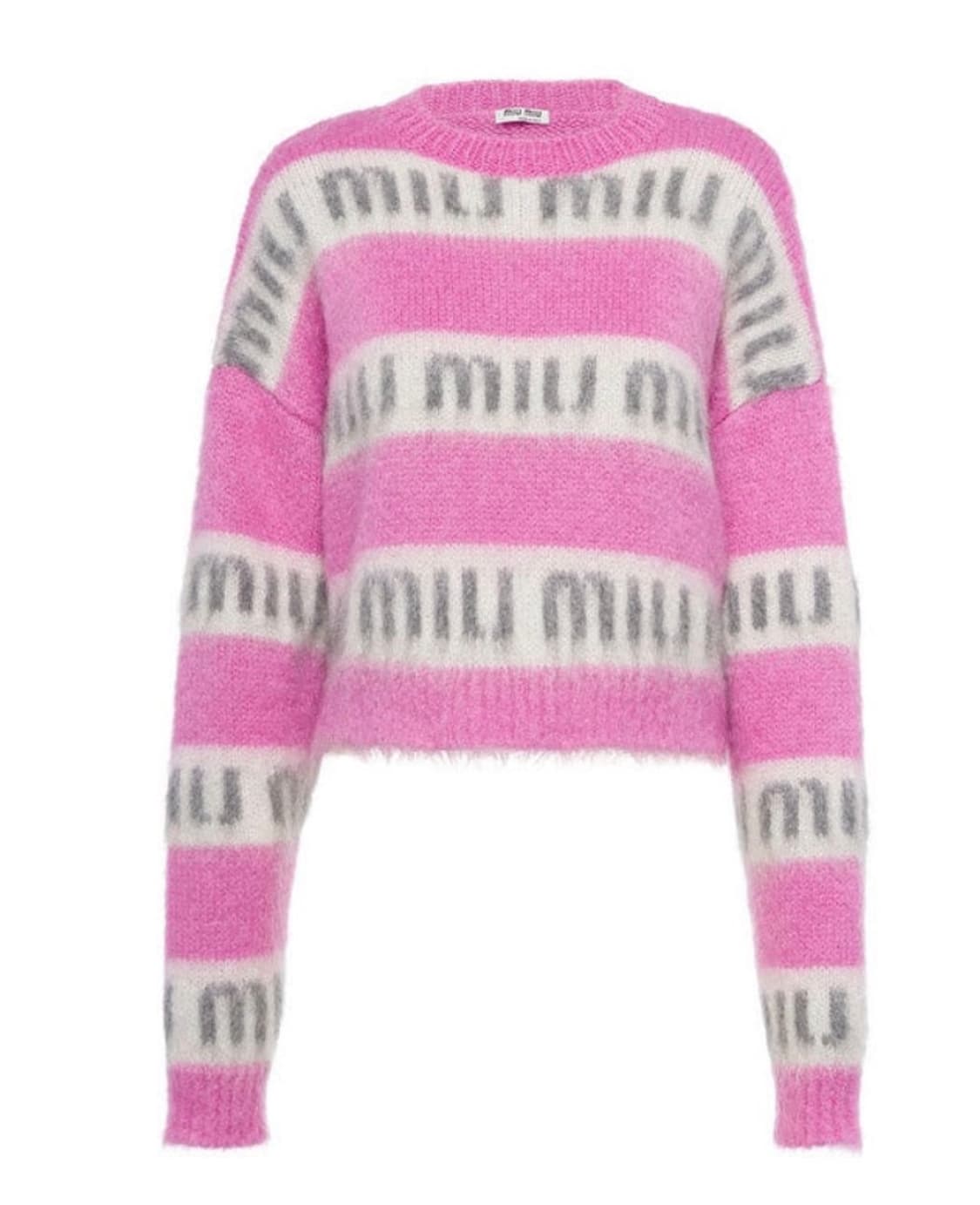 miumiu 모헤어 크롭 니트 상품이미지2