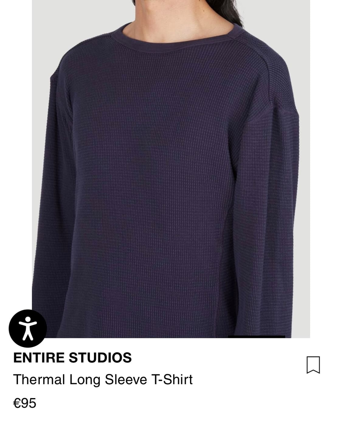 엔타이어스튜디오 티셔츠 ENTIRE STUDIOS Thermal Long 상품이미지4