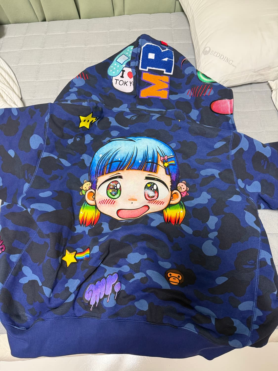 베이프 콜라보 후드집업 상품이미지3