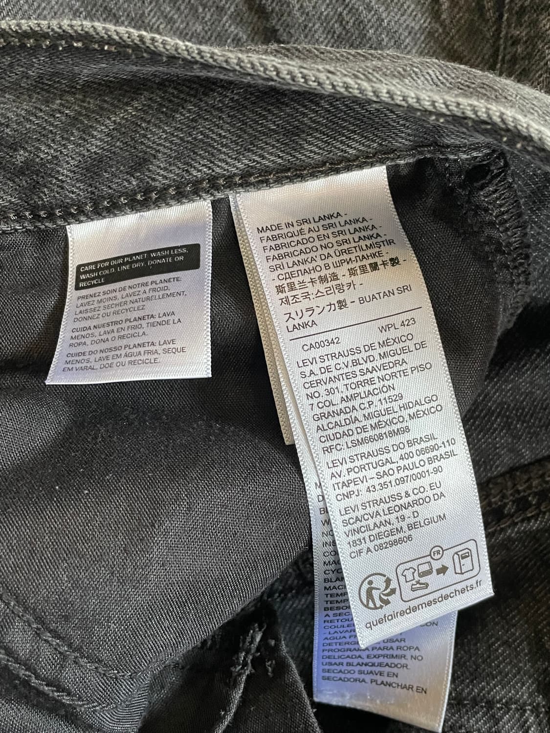 리바이스 데님 롱 스커트 상품이미지4