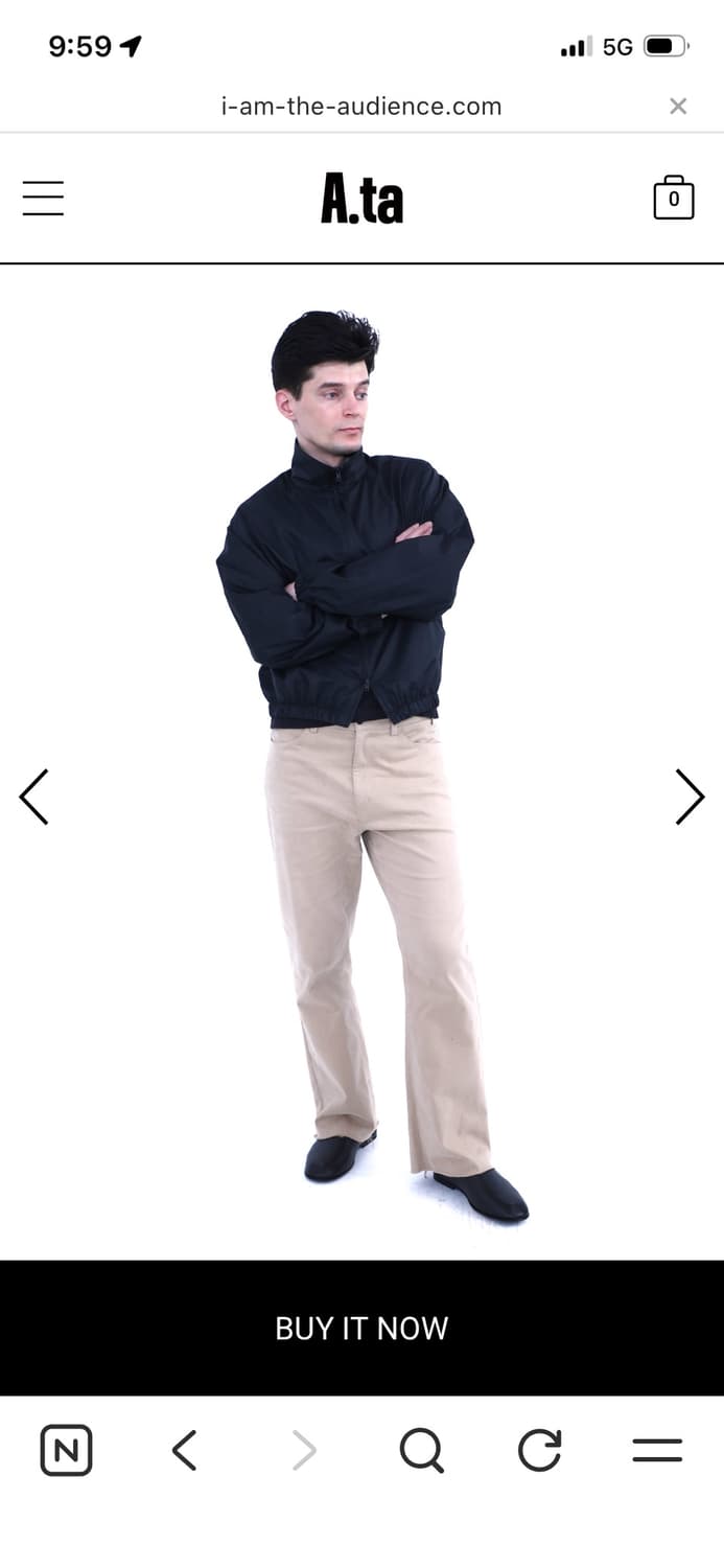 [구매]A.ta 플레어팬츠 베이지 m size 상품이미지1