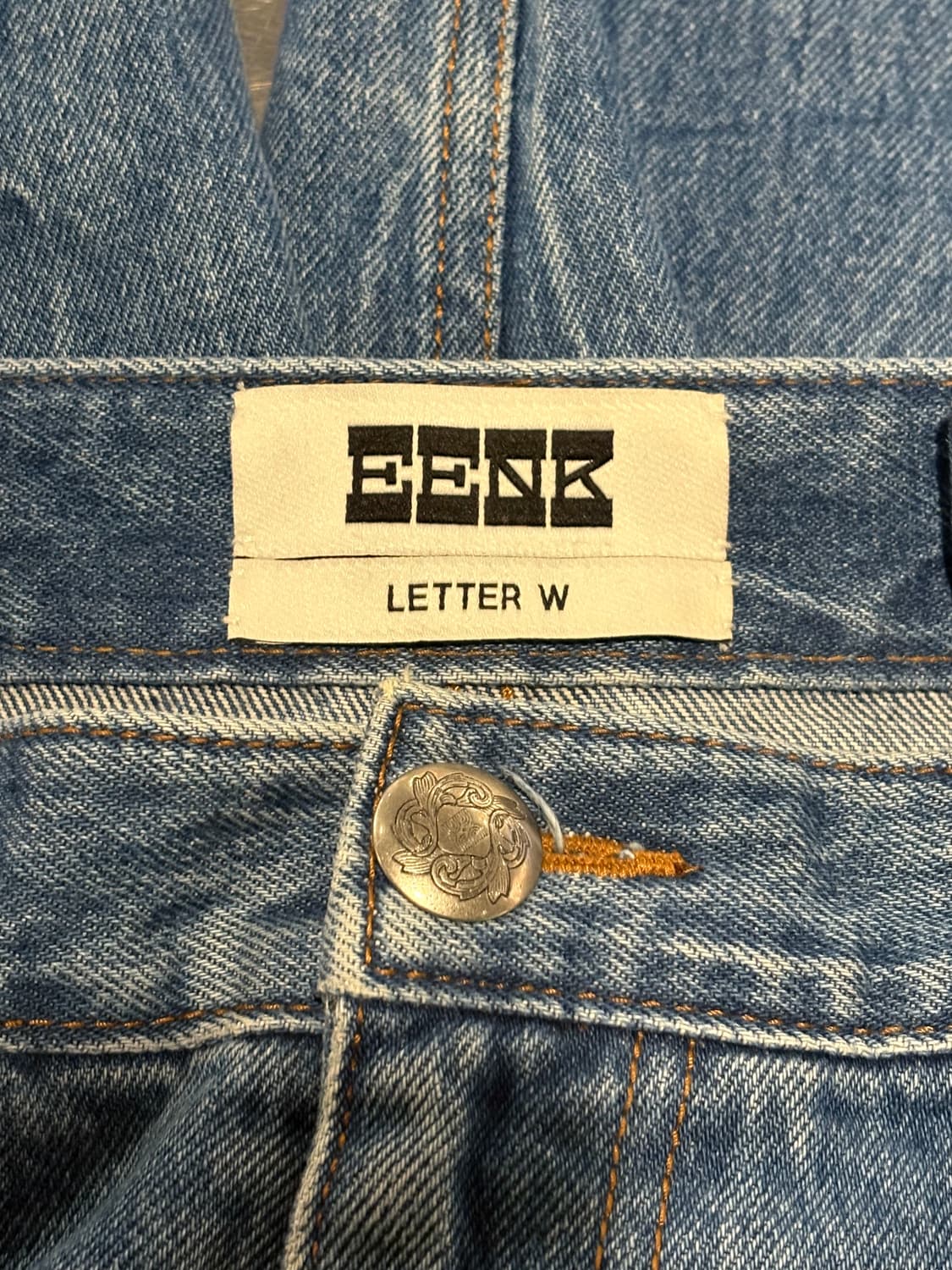 잉크 LETTER W 청바지 상품이미지4