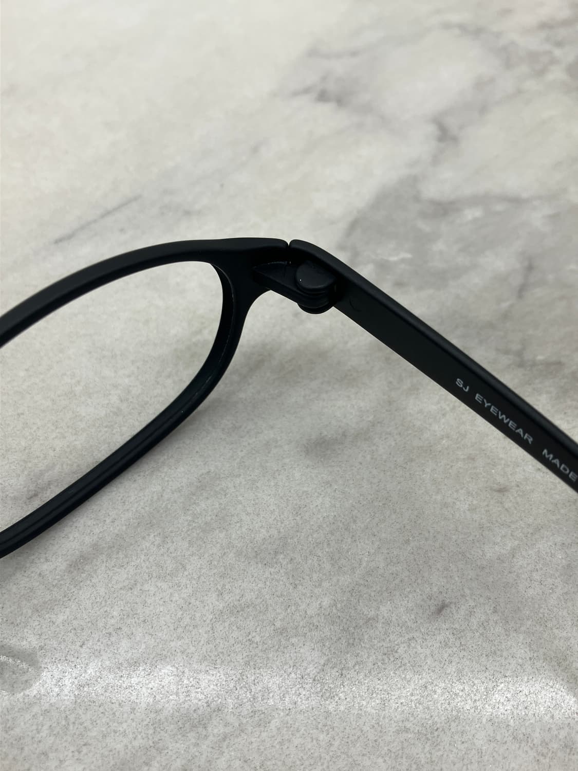 B81 CLOD 경량 블랙 오벌 슬림 뿔테 안경351 상품이미지3