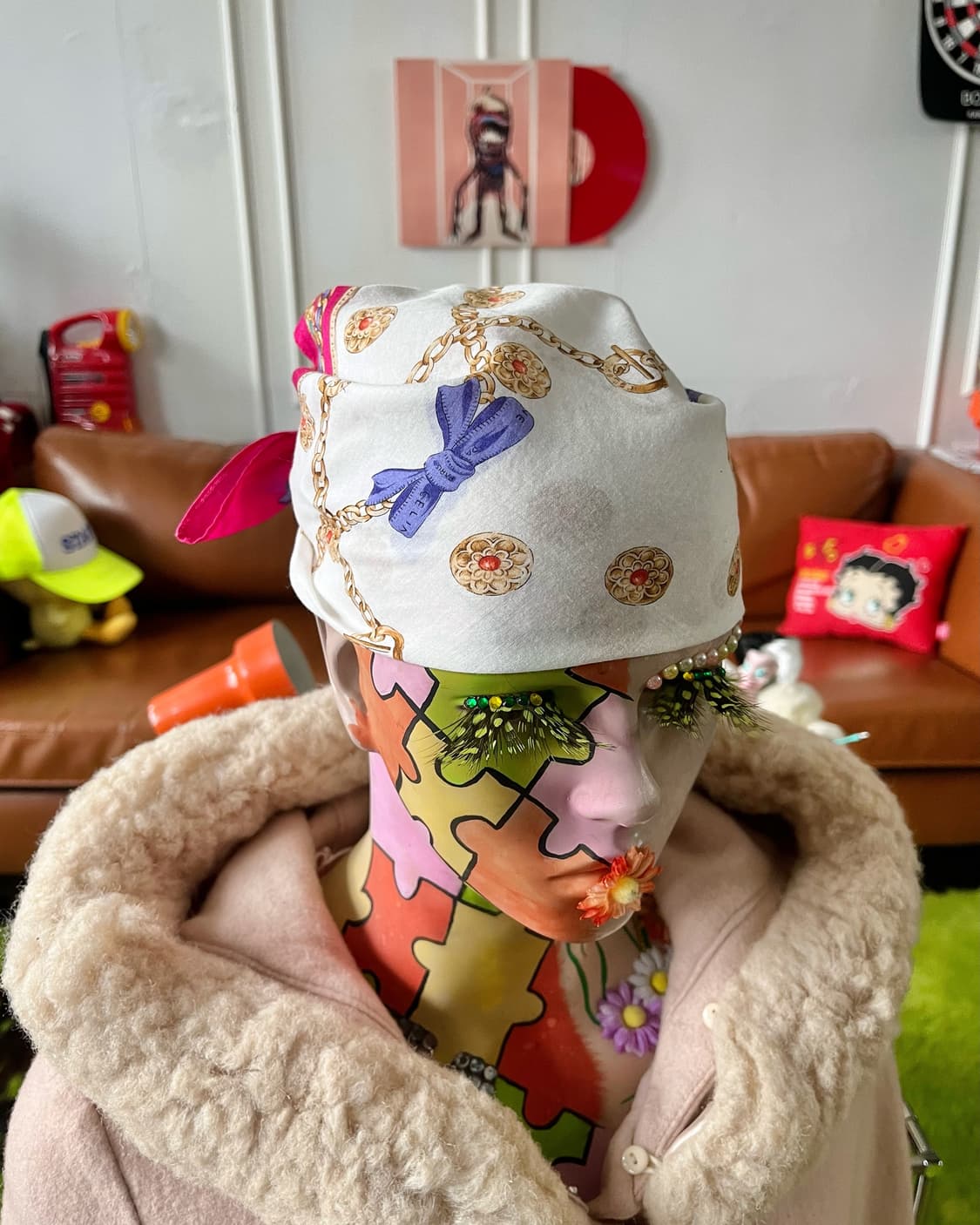 70-80s Old CELINE Archive Bandana Scarf 상품이미지4