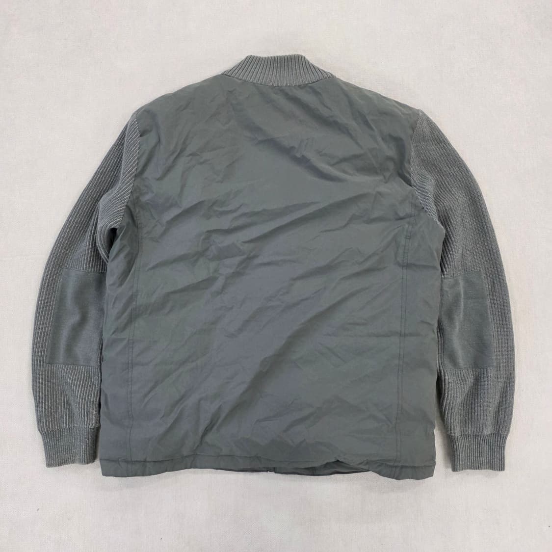 [110] 시리즈 구스다운 니트패치 점퍼 0219J 상품이미지2