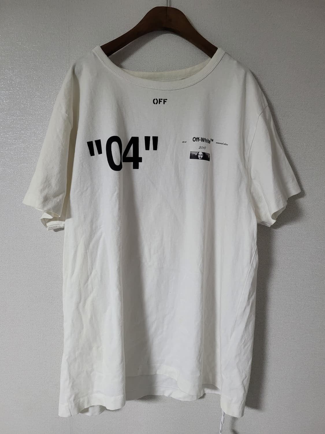 가슴56 매장판) 오프화이트 모나리자 반팔 상품이미지1