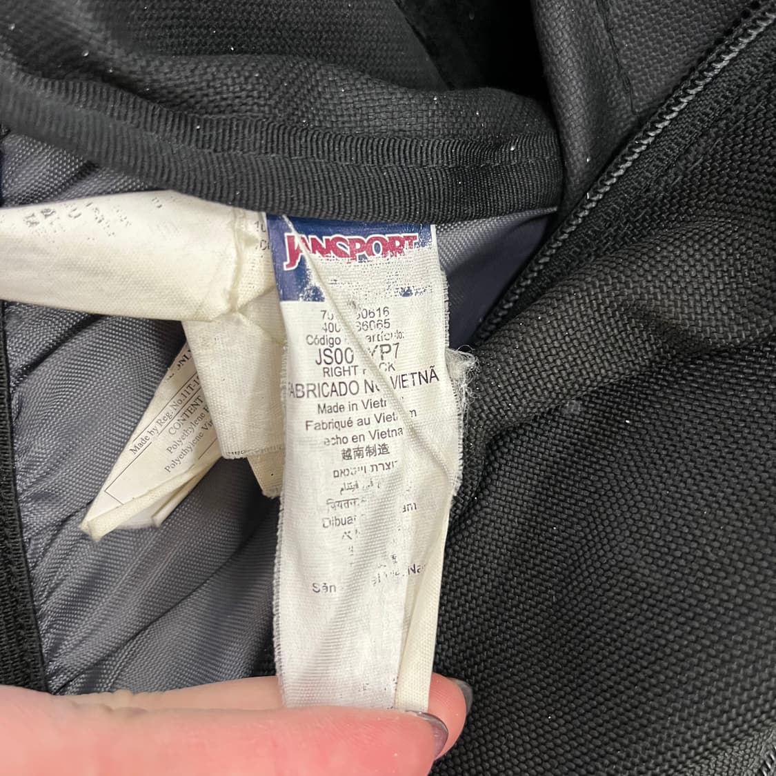 [실측확인] 잔스포츠 시그니처 스웨이드 라이트팩 백팩 가방 0120M1 상품이미지3