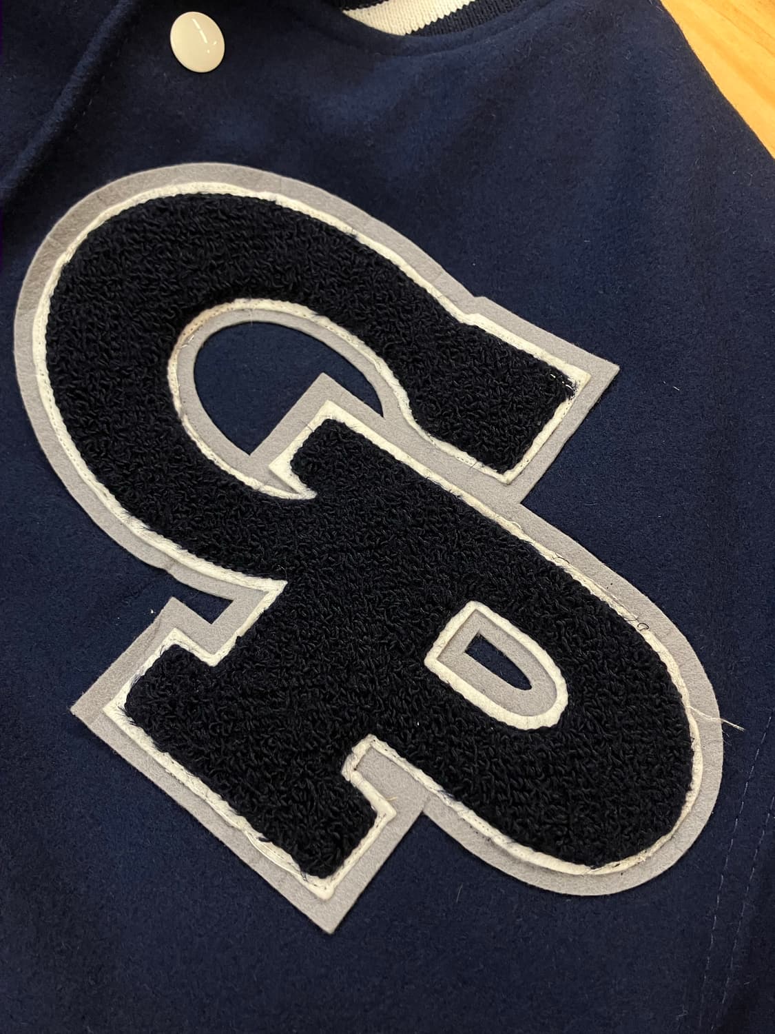 홀로웨이 바시티 자켓 네이비 M #csz3543 상품이미지4