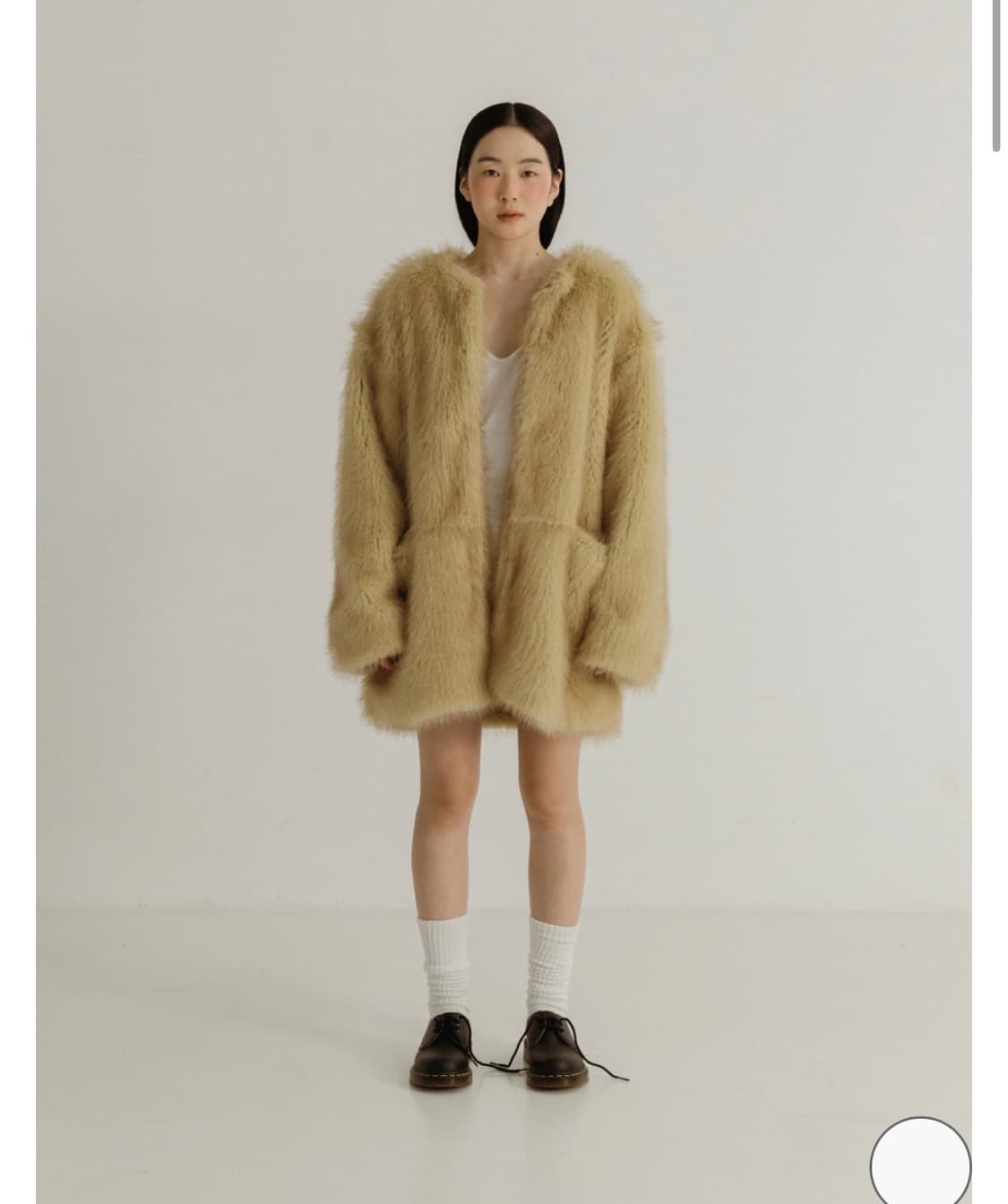 플리즈프로젝트 퍼자켓 베이지 (새상품) 상품이미지1