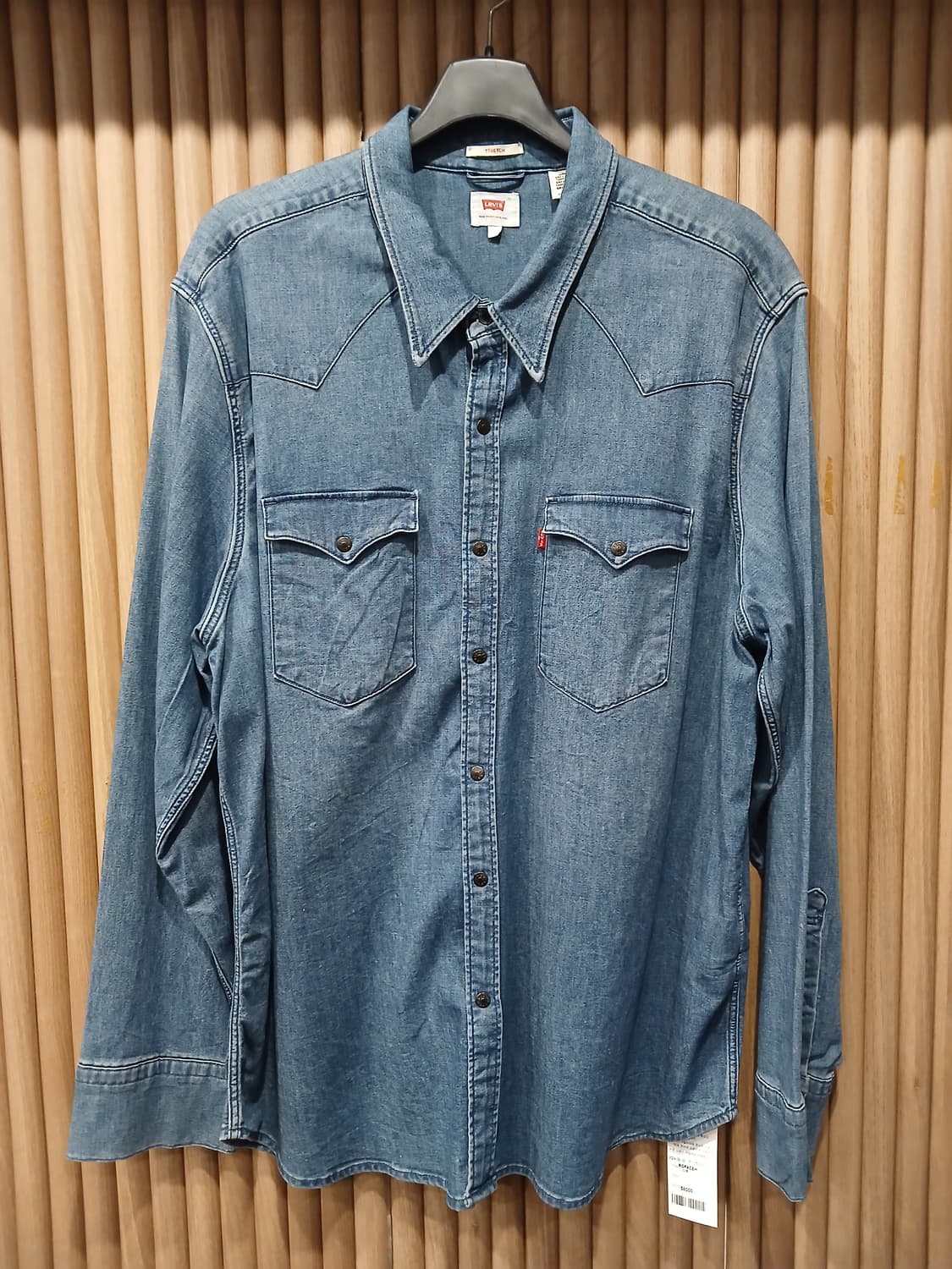 무배) 리바이스 웨스턴 데님셔츠 - XXL 상품이미지1