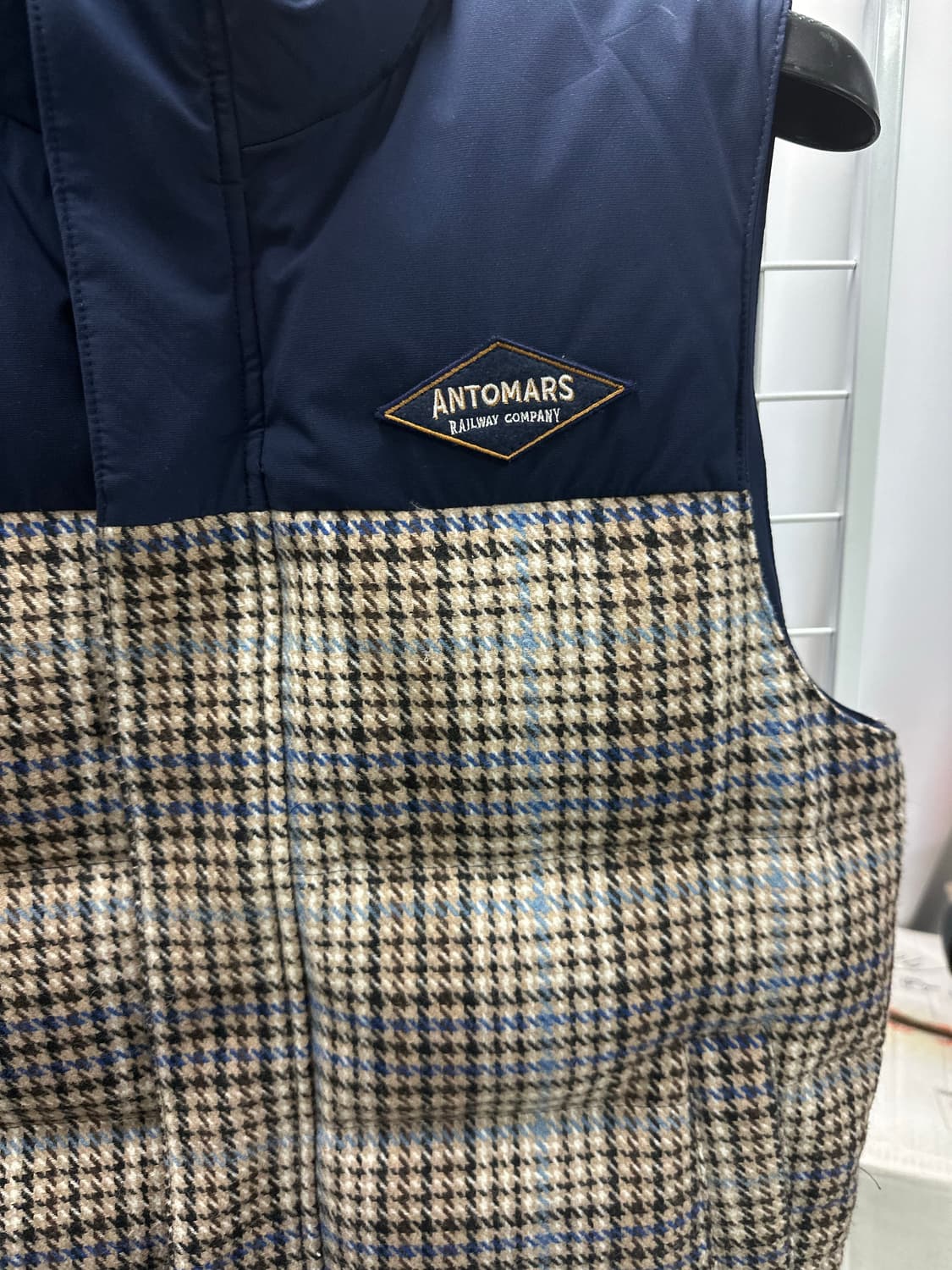 체크 패딩베스트 (Antomars) 상품이미지2