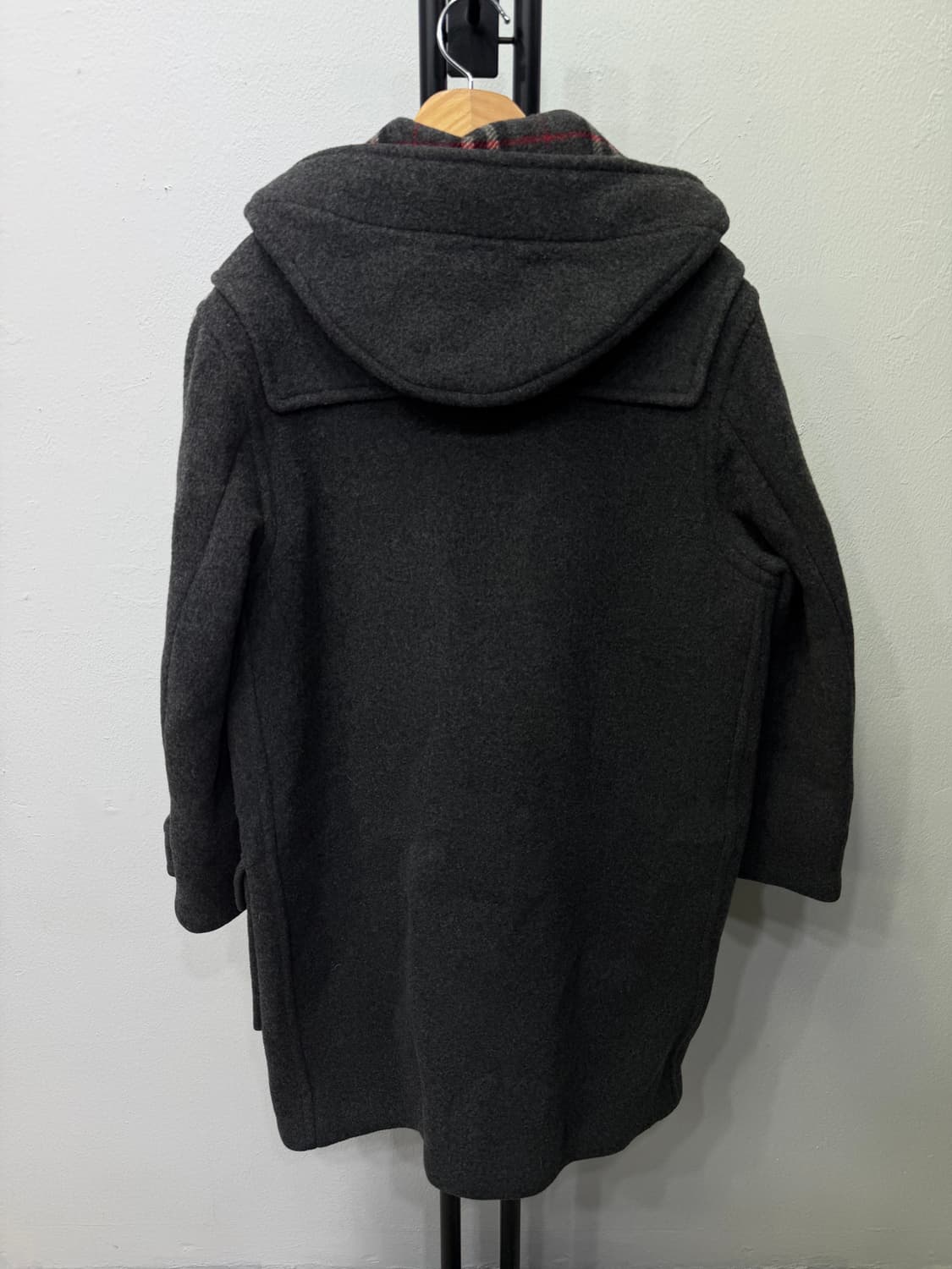 정품) 버버리 여성 루즈핏 그레이 떡볶이 더플 코트 66-77 상품이미지4