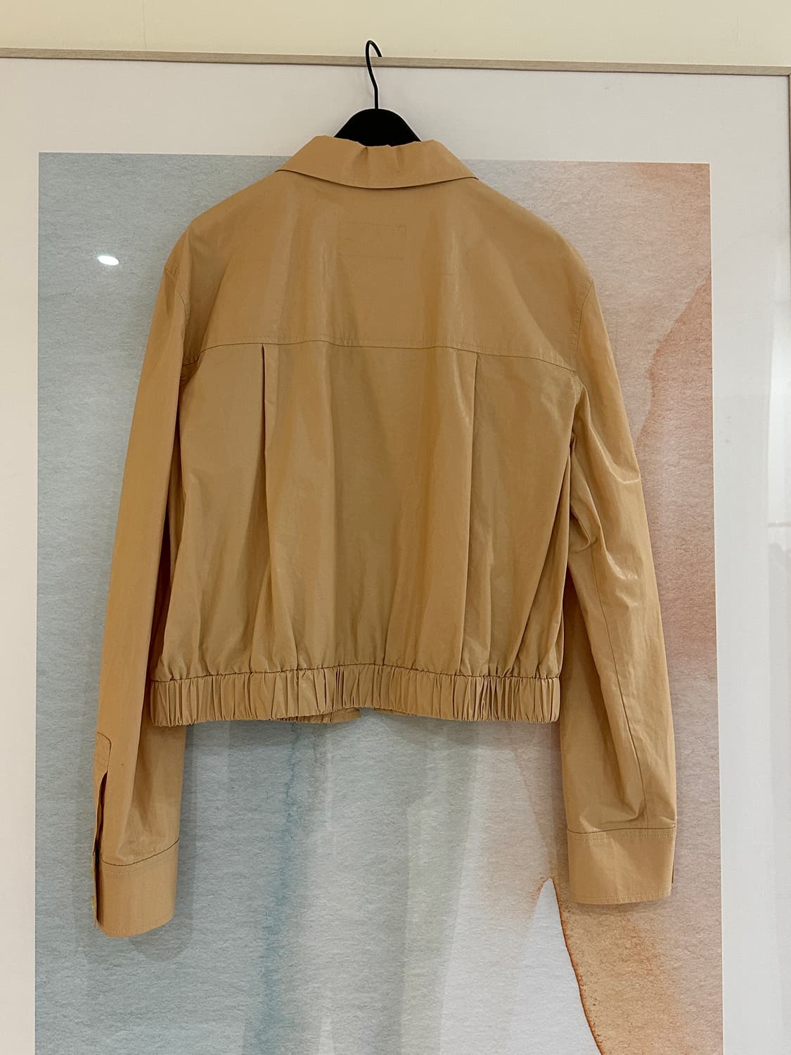 리유니 코티드 블루종 셔츠 베이지 상품이미지9