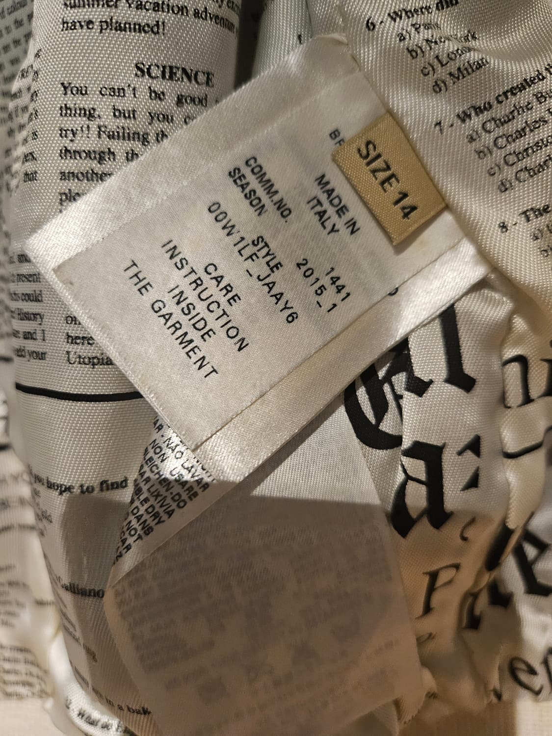 존갈리아노 빈티지 양가죽자켓 상품이미지5