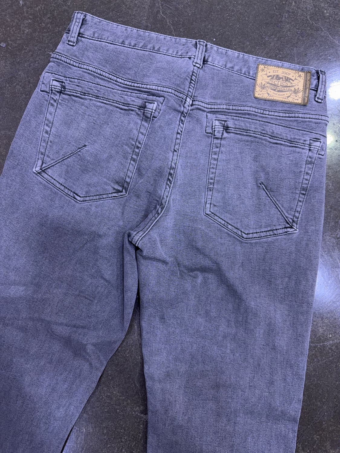 시리즈 힙스터 그레이 빈티지 워싱 데님팬츠 78 (30) 상품이미지6