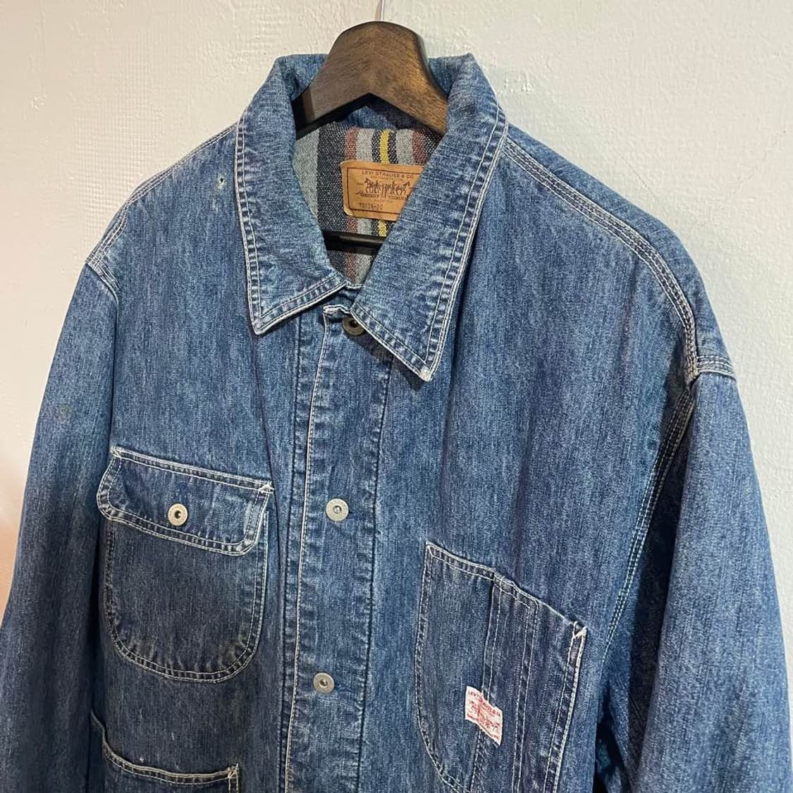 리바이스 워크웨어 블랭킷 커버올 데님자켓 상품이미지4