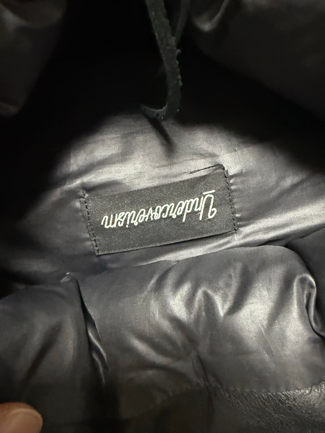 (4)언더커버 22aw 레더 다운 자켓 패딩 상품이미지7