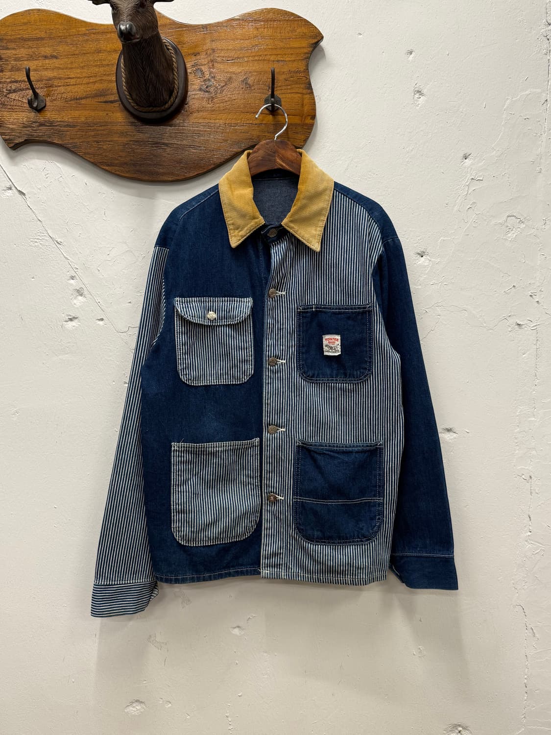 L) USA Pointer Brand Hickory Stripe Chor 상품이미지1