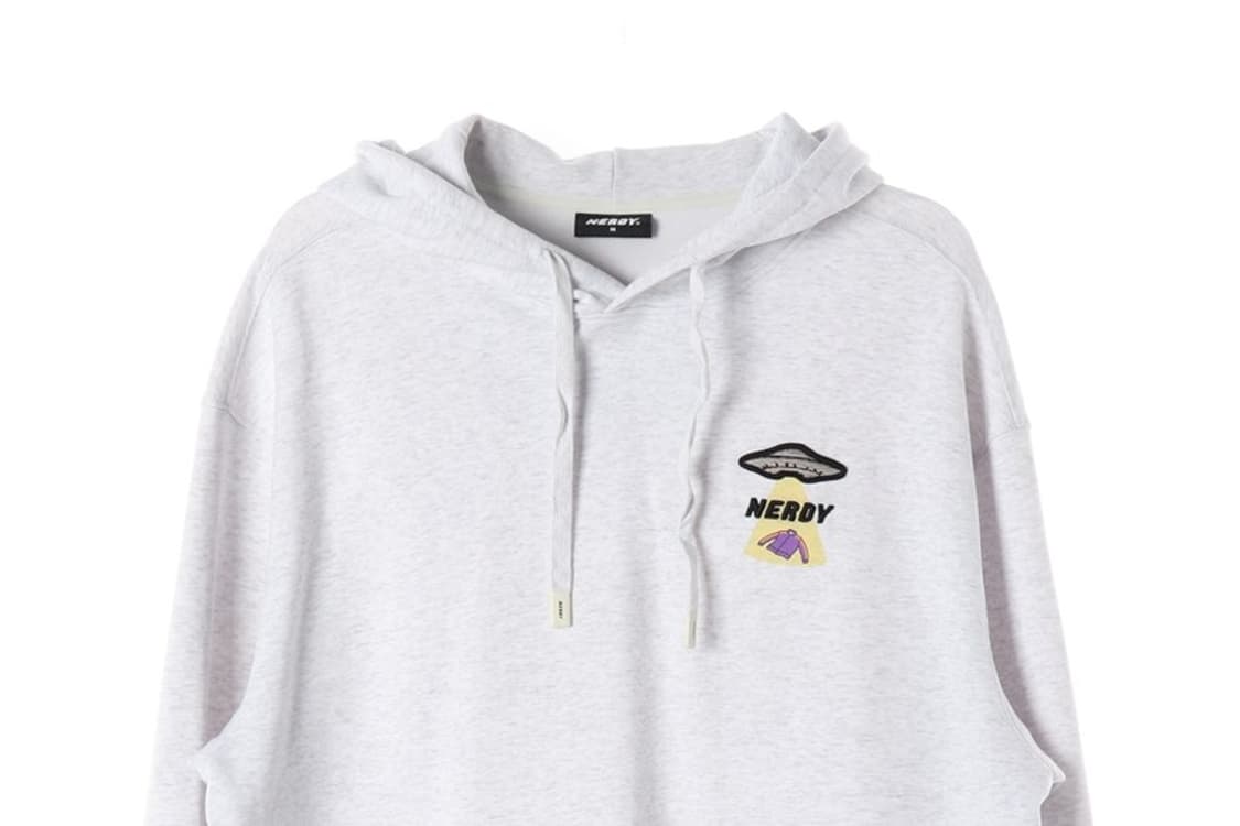 NERDY UFO 익스클루시브 그래픽 후드티 M 상품이미지3