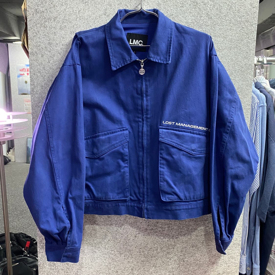 LMC 빅로고 블루 블루종 워크 자켓 B4012 상품이미지2
