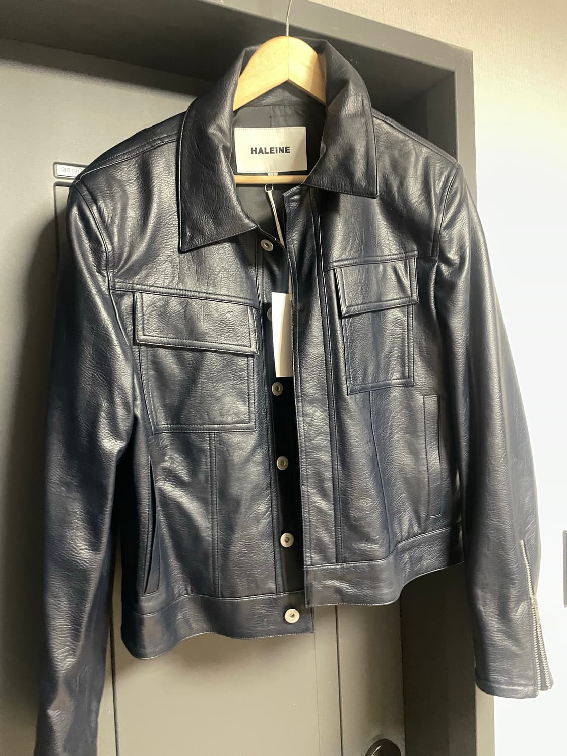 알렌느 트러커 자켓 네이비 (1 사이즈) 상품이미지3